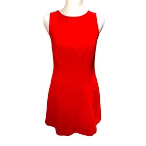 LOFT Red Sleeveless Shift Dress Size 0